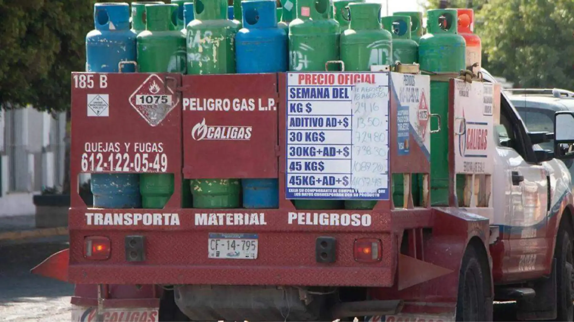 GAS DICIEMBRE PRECIOS